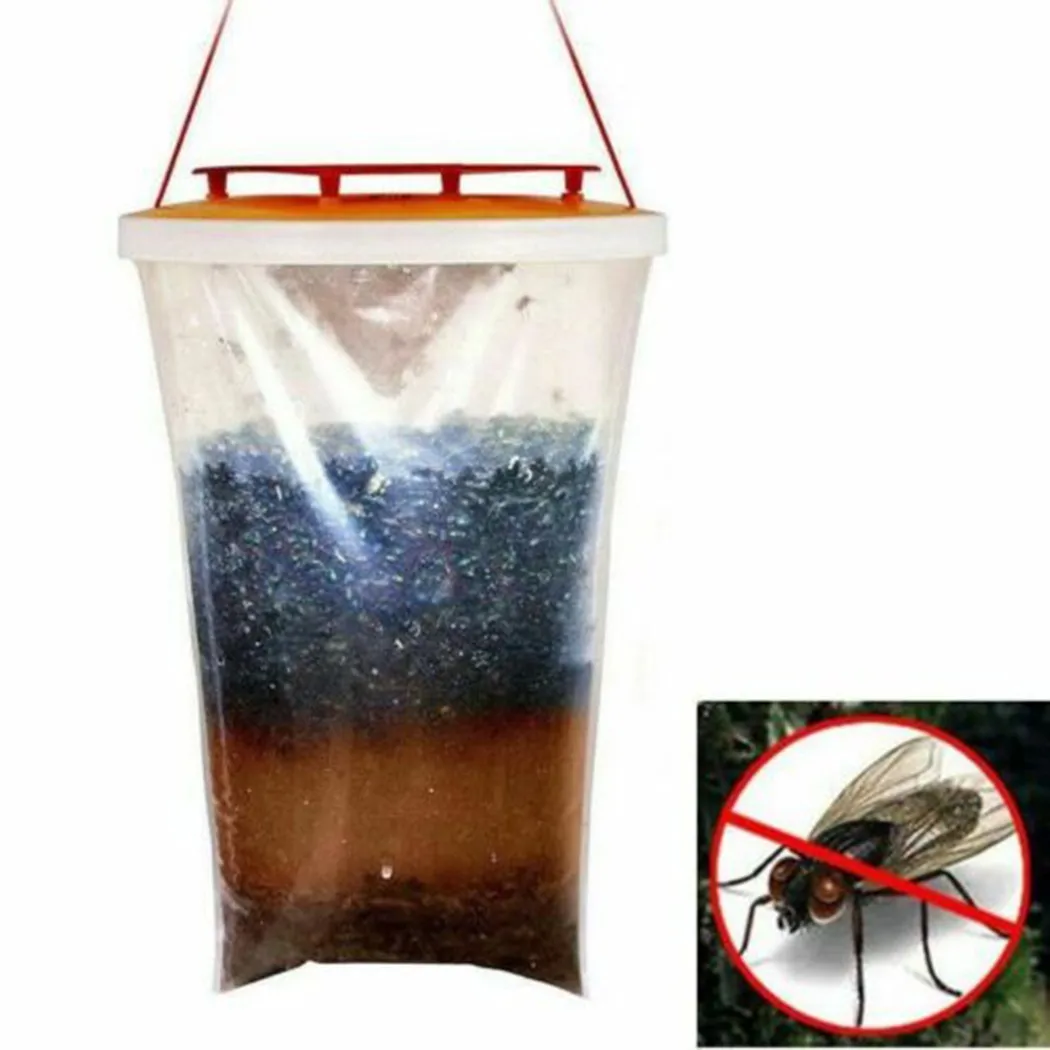 

Flies Catcher Fly Trap Fly Gardens Homes Hygenic Outdoor Pest Red Insects
