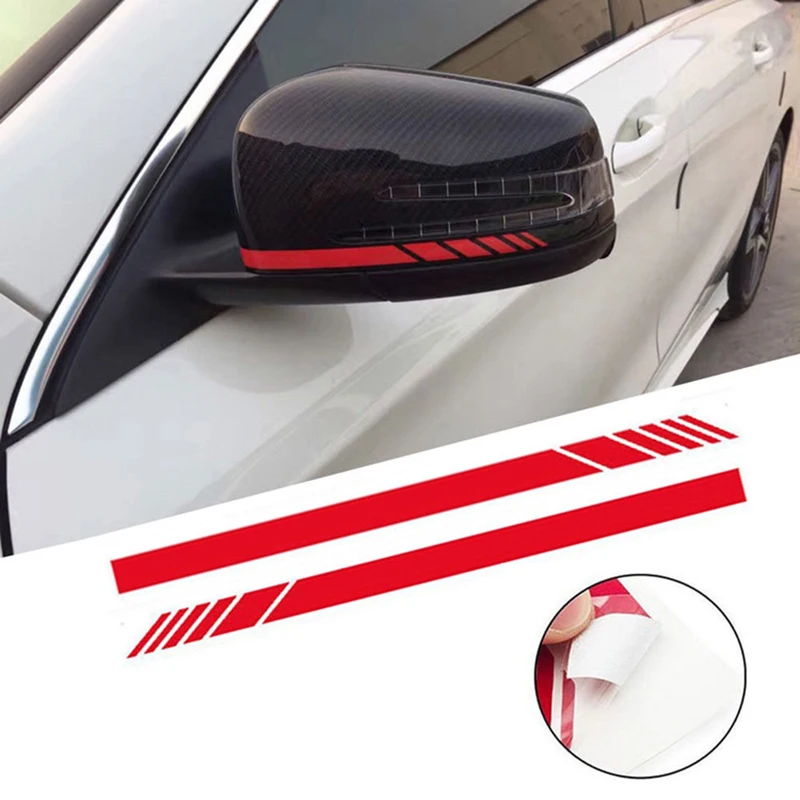 

Rearview Mirror Decoration Carbon Fiber 5D Sticker Decal Car Accessories New car accessories светоотражатель на вело