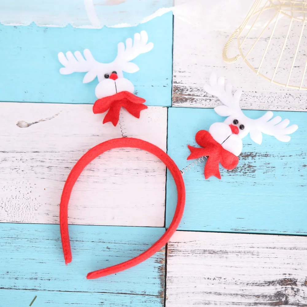 5 шт./партия рождественские повязки на голову снеговик лося перчатки с медведями