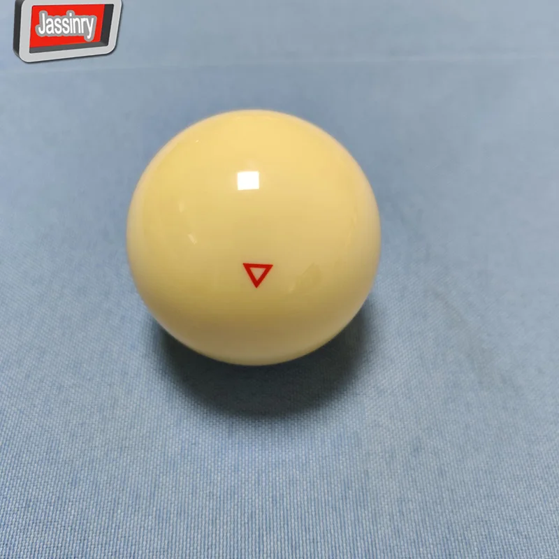 Jassinry 57 25mm смолы бильярдный кий Белое Бальное Платье с красной треугольник 2 1/4