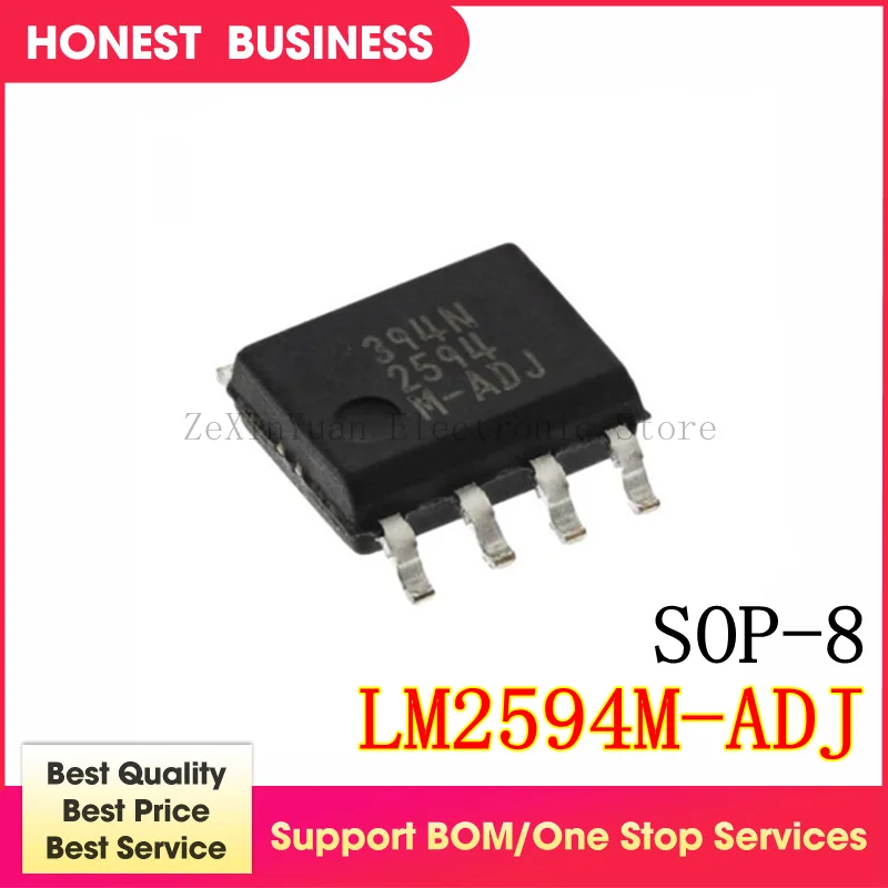 

10PCS/lot LM2594M-ADJ LM2594M LM2594 SOP-8 In Stock