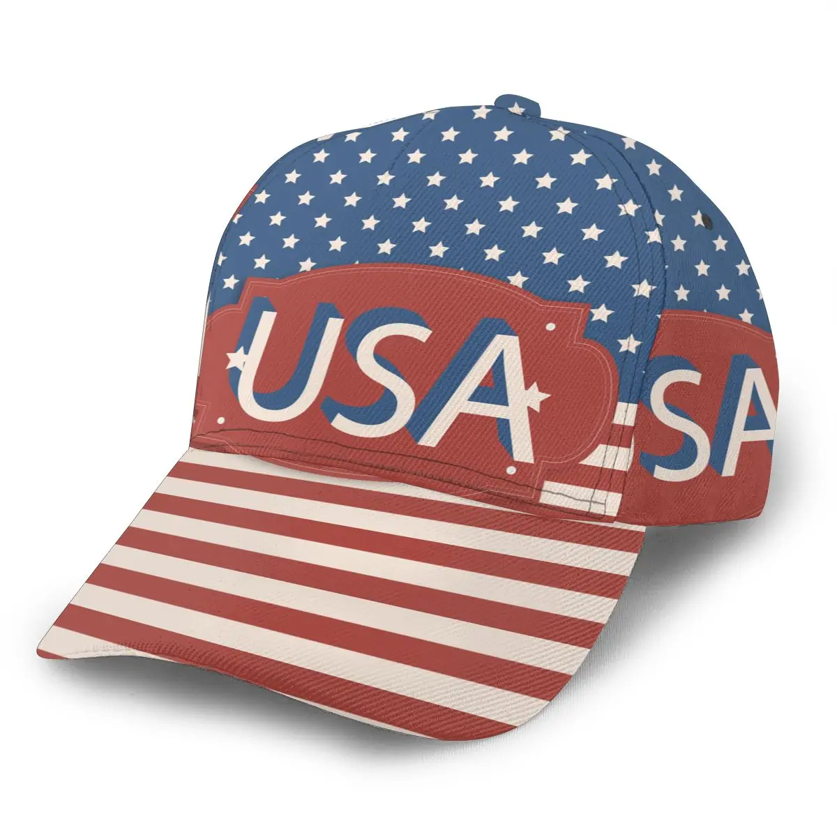 Фото Винтажная бейсболка с флагом США женские и мужские кепки-Снэпбэк кепка в