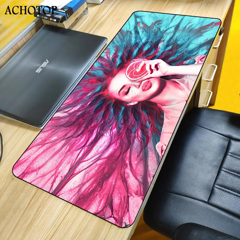 

Natural color game mouse pad Mosaic high quality natural rubber mouse pad the most professional washable laptop mouse pad
