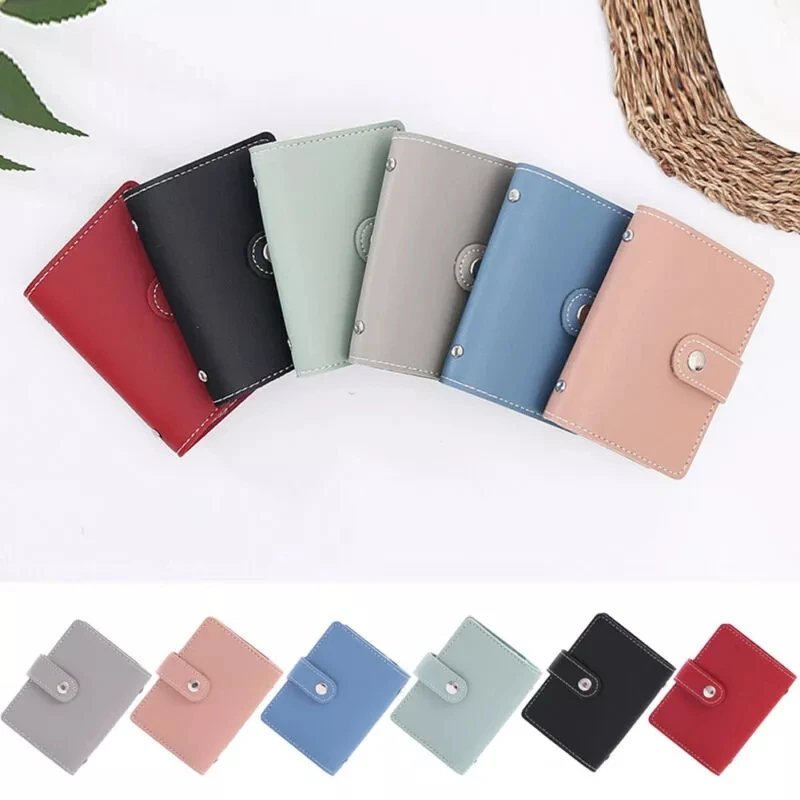 

Fashion PU Leather Function 26 Bits Card Case Business Card Holder Men Women Credit Passport Card Bag ID Passport Card Wallet
