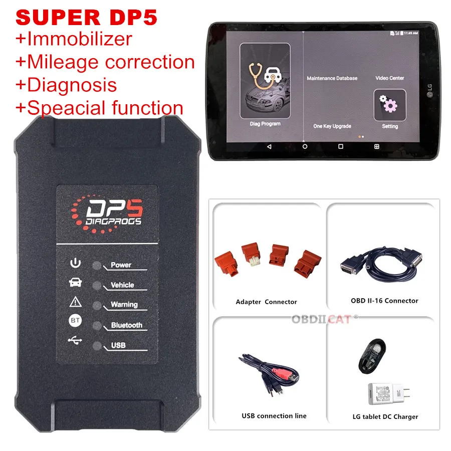 Диагностические инструменты DP5 на базе Android по заводской цене диагностика Dp 5 OBDII +