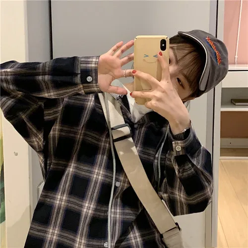 Простая Классическая клетчатая базовая одежда с капюшоном Лидер продаж