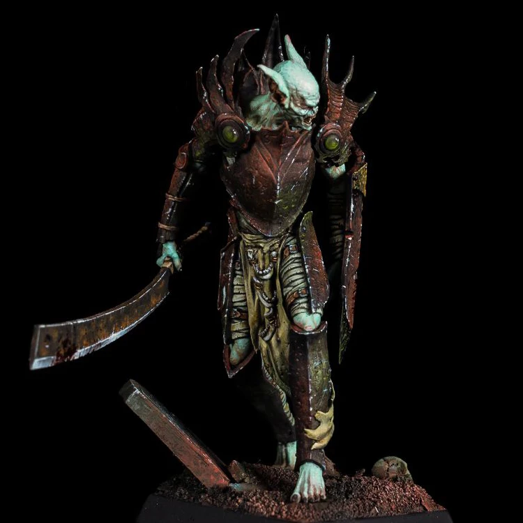 

Фигурка модели из смолы 32 мм GK, серый вампир, несобранный и Неокрашенный набор