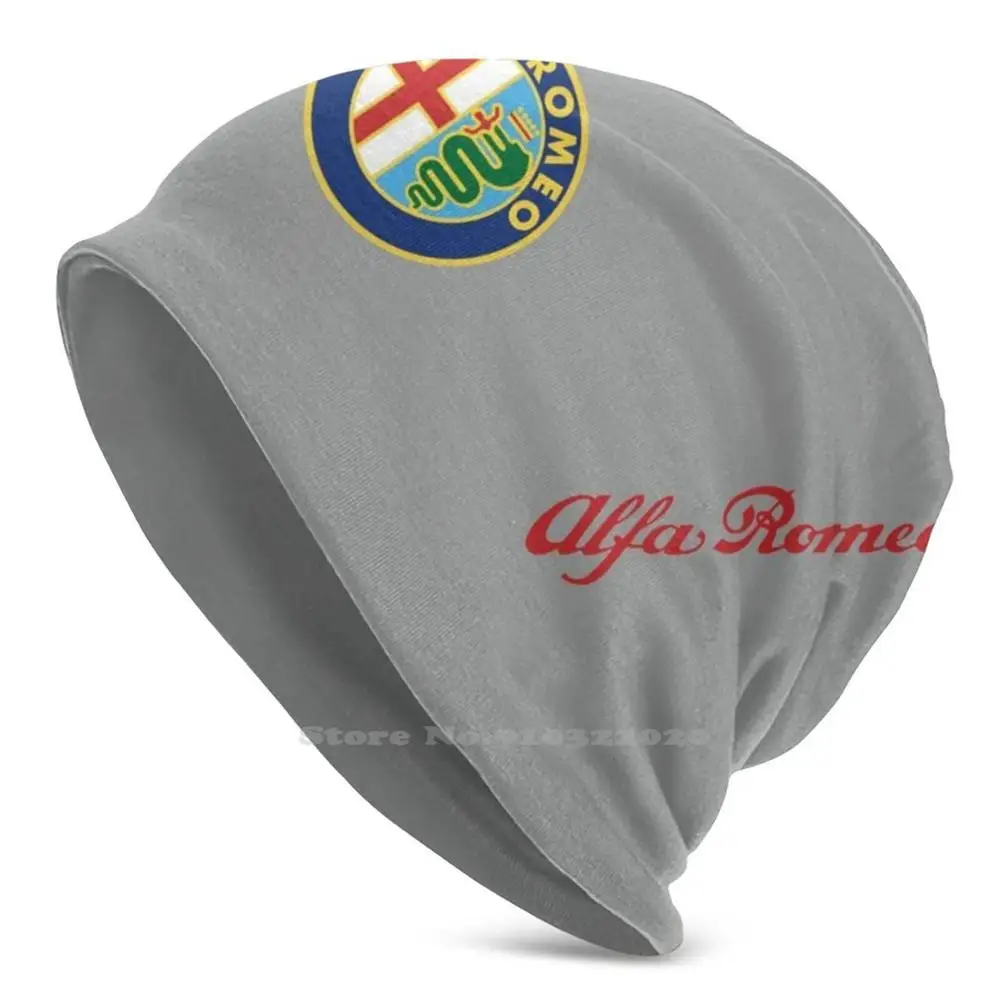 

Alfa Old Badge & Script-Color / Grey 3d Print Cap Fashion Outdoor Beanie Alfa Alfa Romeo Alfa