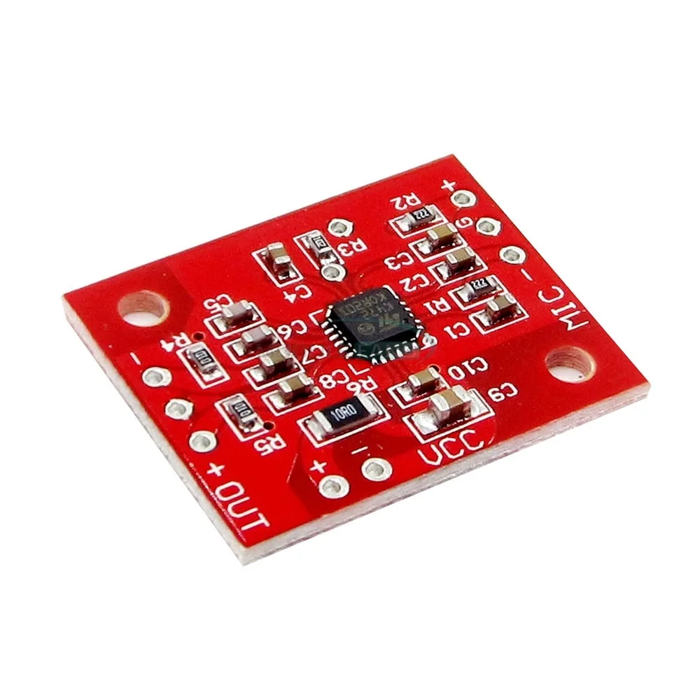 

K472 Low Noise Hight Gain Electret Microphones AMP Amplifier Board Module For Differential Single-Ended Output Replace MAX9812