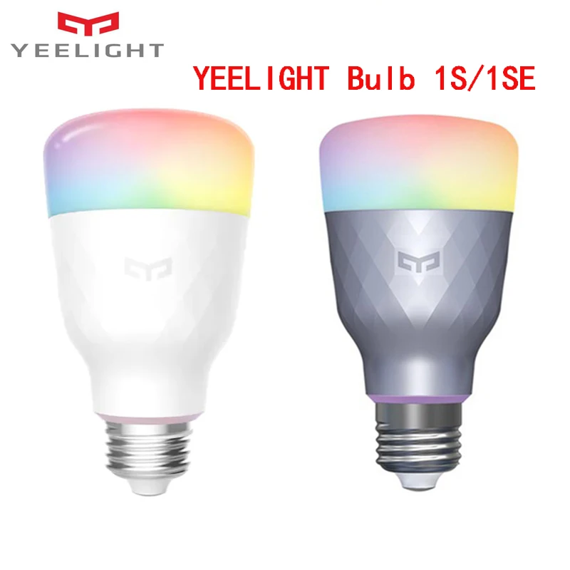 2021 новые Yeelight умная Светодиодная лампа 1S / 1SE Wi Fi красочные умного дома Голосовое