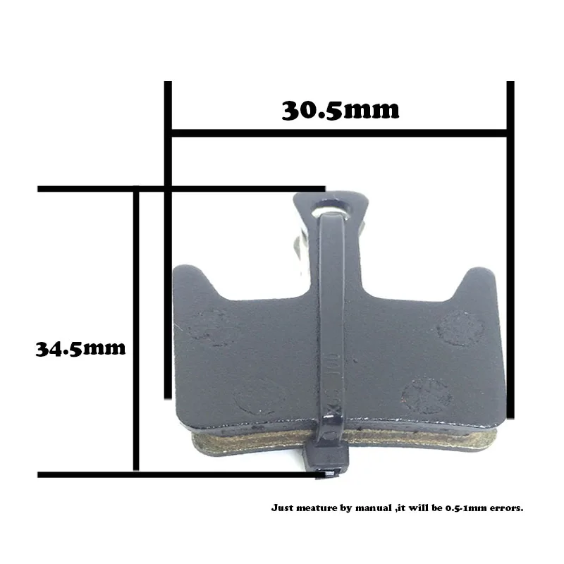 4 пары полуметаллических волоконных дисковых тормозов Catazer для велосипеда Pro Comp