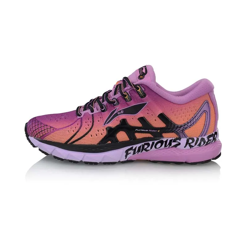 Li-Ning/Женские беговые кроссовки FURIOUS RIDER 4, устойчивые кроссовки, спортивная обувь с подкладкой, ARZP002 XYP884 - Цвет: ARZP002-1H