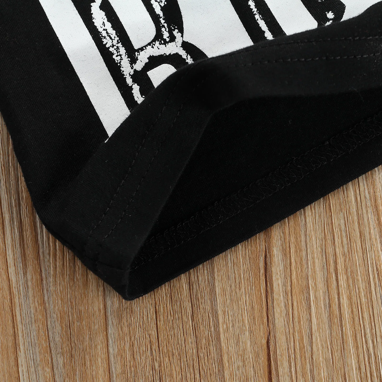 Newborn Baby Boys Fashion Sleeveless Letter Print Hoodie Stylish Tops For Kids Boys Baby Clothes Children's Clothes Short Sleeve