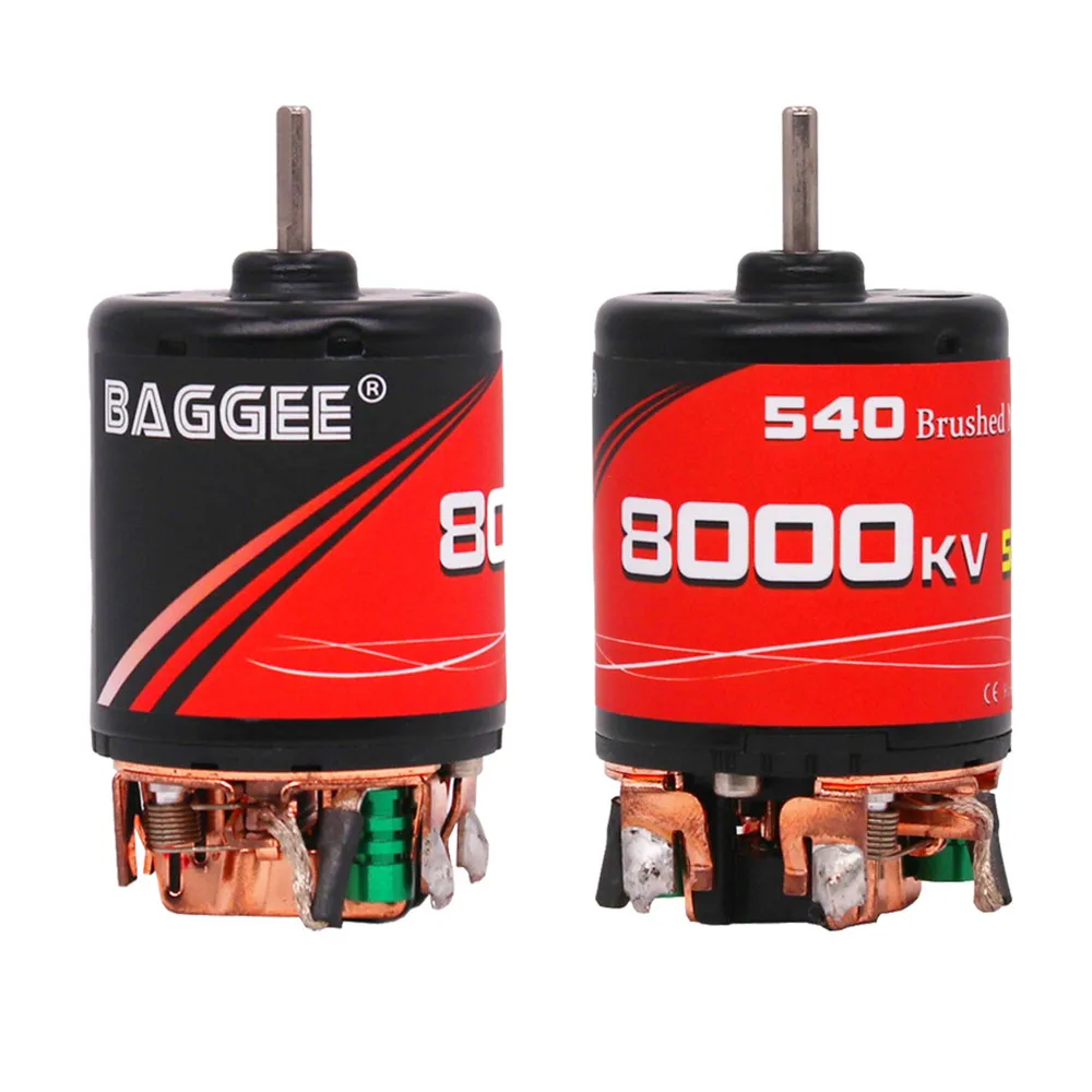 

BAGGEE 540 Brushed Waterproof 1/10 RC Car Motor 8000kv 16800kv For SCX10 TRX4 TRX6 Remote Control Vehicle Accessories Model Part