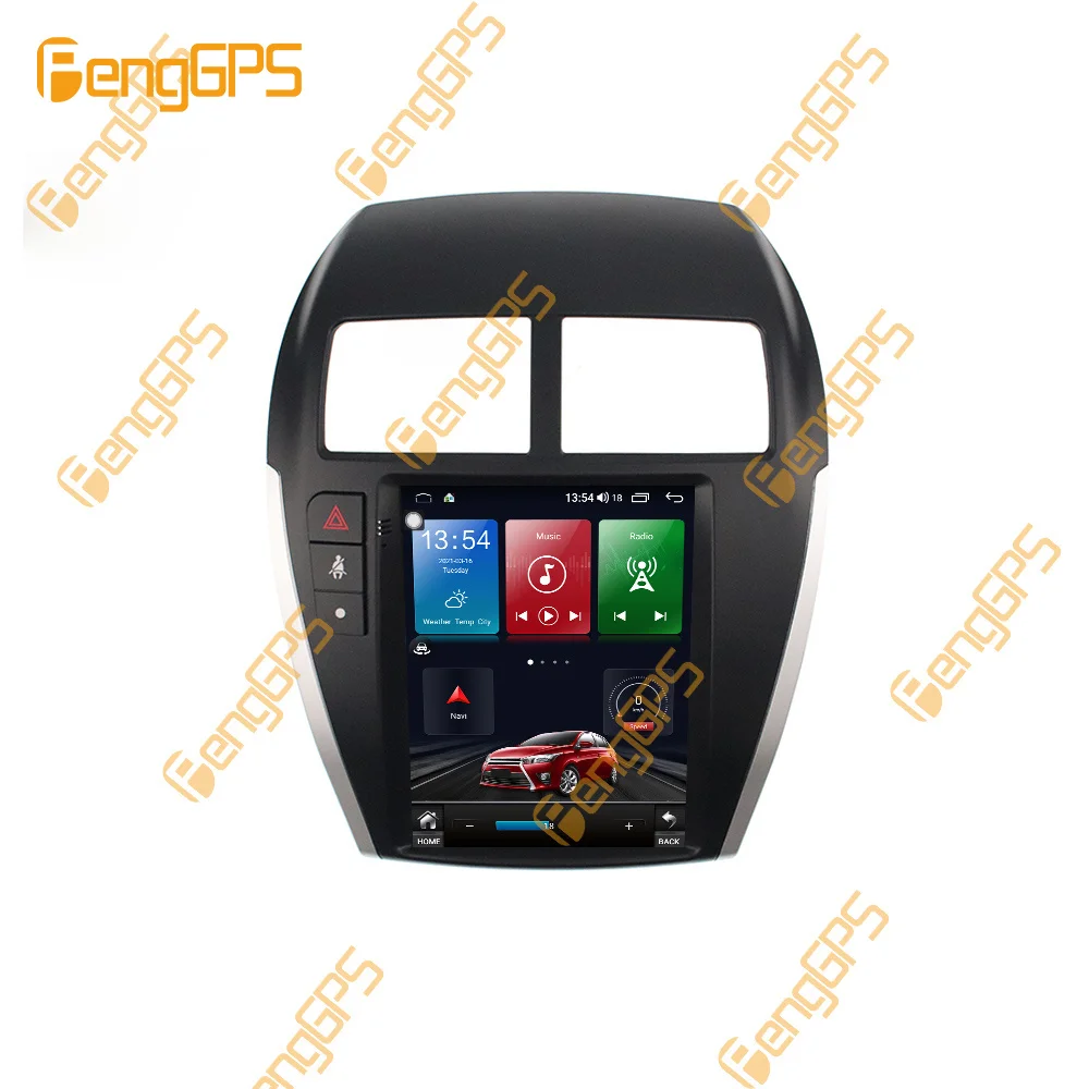 

128G Android 10 Tesla Style Screen For Mitsubishi ASX 2013 2018 Car Multimedia Function Player GPS Radio Auto Stereo Head Unit