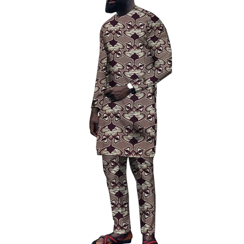 Комплект из топа и брюк в африканском стиле с принтом | Тематическая одежда