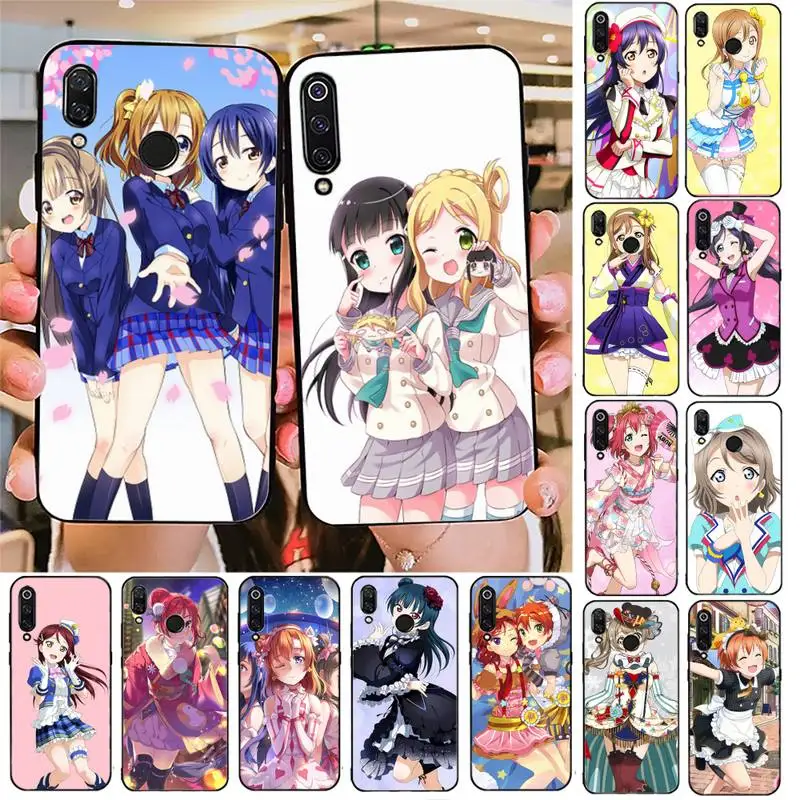 YNDFCNB обувь в стиле аниме Живая Любовь чехол для телефона накладка Redmi note 8Pro 8T 6Pro 6A 9