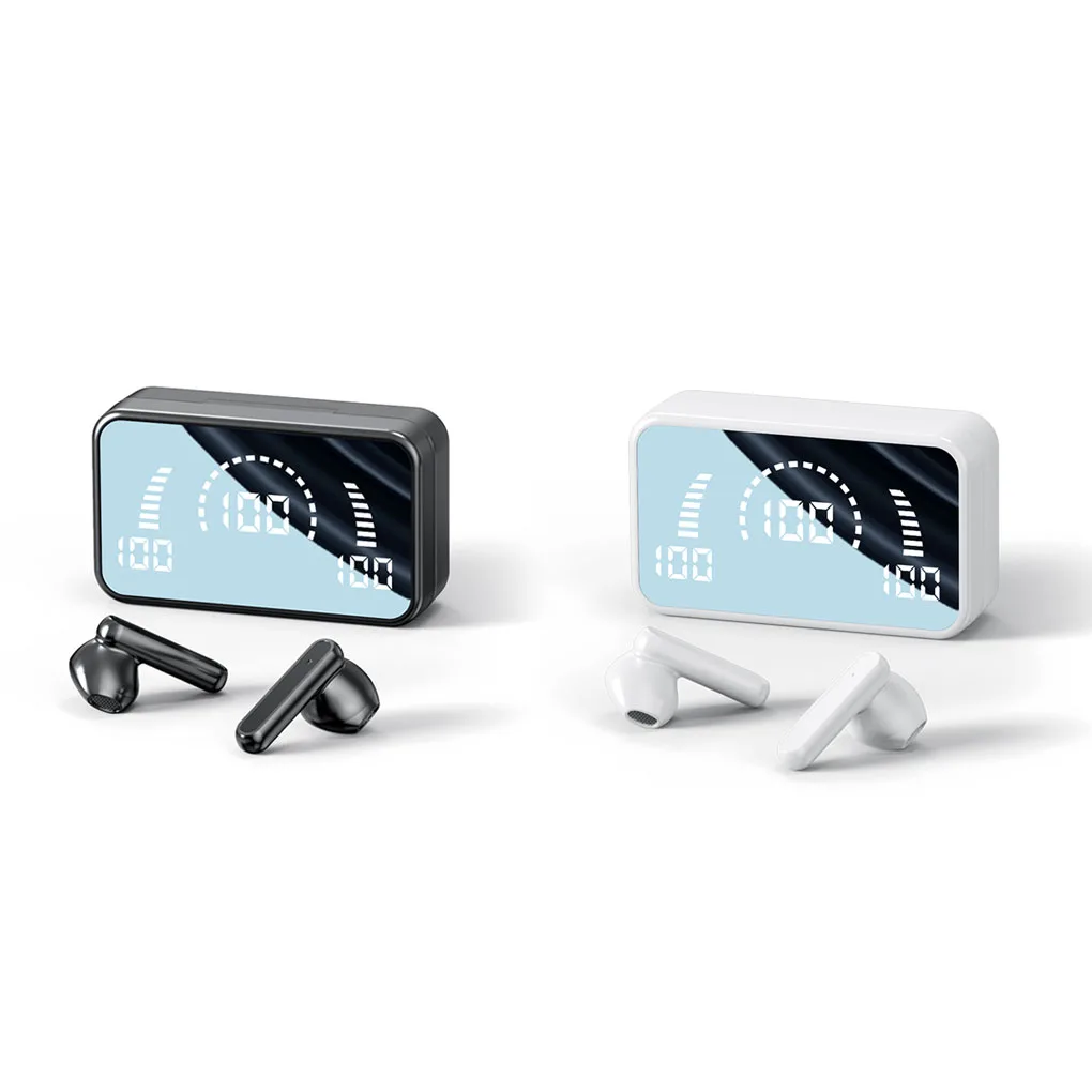 

TWS 5.1 Wireless Earphones S20 Mirror Earphone BT With 3D Touch LED Stereo Audio Sport Earbuds Waterproof Wireless Headsets