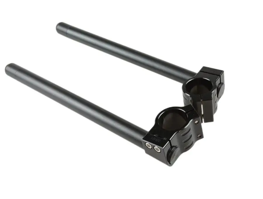 

Motorcycle Handlebar Racing Adjustable CNC 31/32/33/35/36/37/39/41/45/48/51mm Clip On Ons Fork Handlebars Handle Bar Cafe Racer