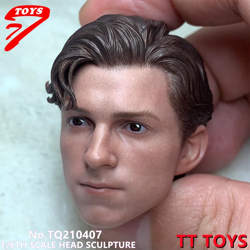 

Предварительная продажа, маленький паук TTTOYS 1/6 Tom Holland, резьба по голове TQ210407, подходит для мужской фигуры 12 дюймов