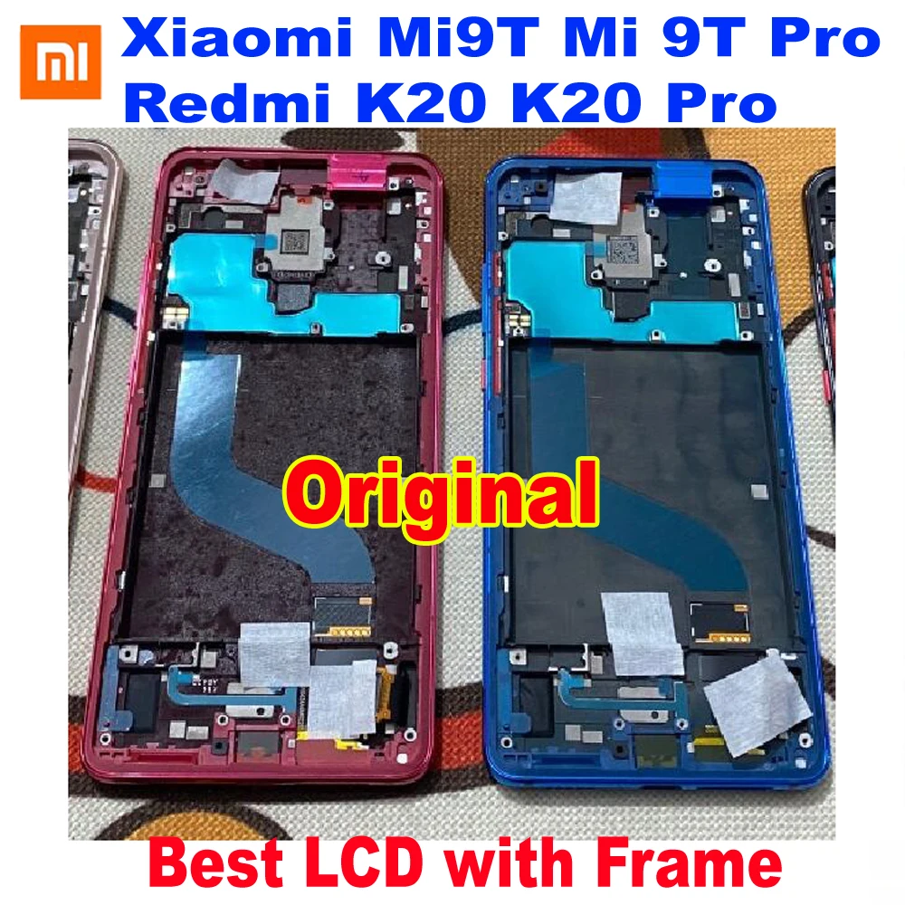 ЖК дисплей AMOLED для Xiaomi Mi9T Mi 9T Pro сенсорный экран с дигитайзером в сборе датчик