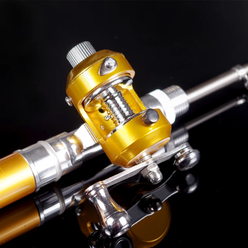 Новинка миниатюрная рыболовная удочка для кемпинга путешествий катушка