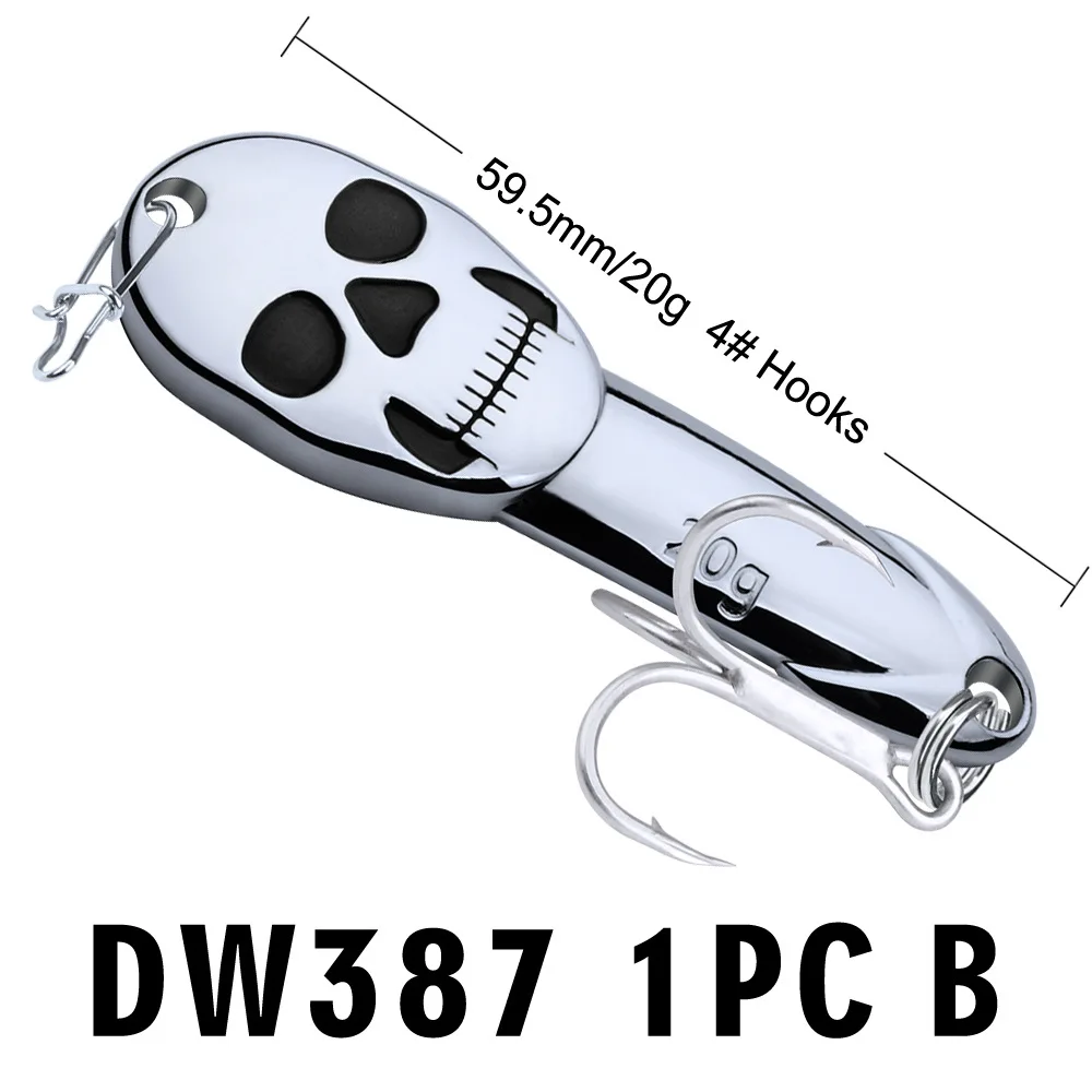 

2020 VIB Metal Fishing Lure Fake Bait 20G Bass Fishing Spoon Jigging Tackle Saltwater Lures Whopper Trolling Lure Metal Jig