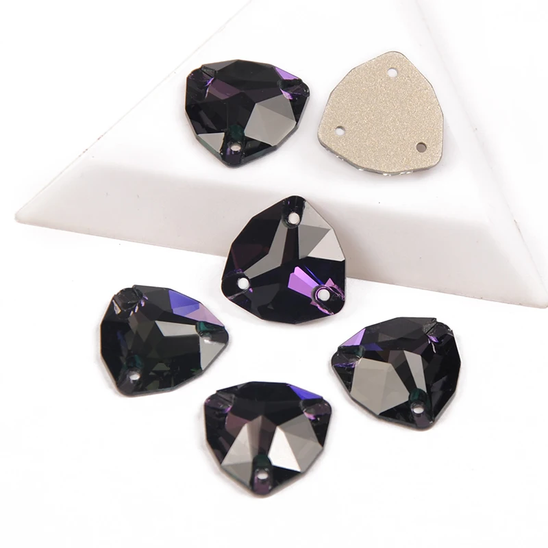 YANRUO 3272 Trilliant Sewn Stones Glitter Strass - DIY Sewing Crystals for Clothes Dress Making - Flat Back Glass Rhinestones image 4