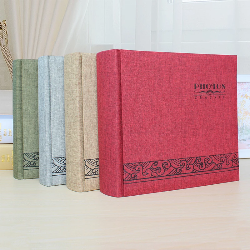 Классический вмещает 200 фотографий 4R/6 дюймов памятная фотография альбом дети