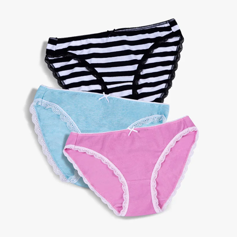 Женские трусики 100% хлопковое нижнее белье для девочек женщин размера плюс