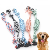 puppy pet dog toys cotton braid geometry shape rope chewing knot outdoor training fun playing cats toy for large small dog m