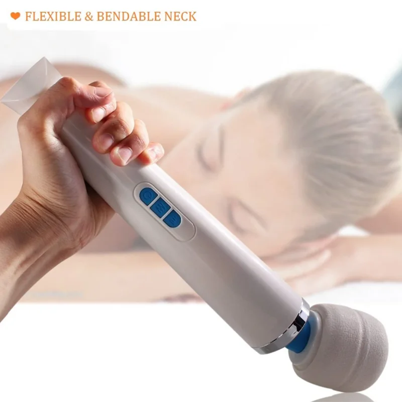 Беспроводной массажер 20 режимов вибрации 8 скоростей USB-зарядка ручной