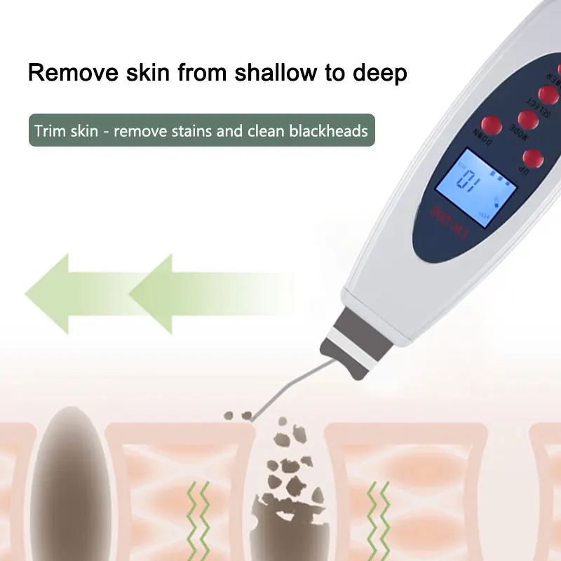 Ультразвуковой аппарат для чистки кожи лица глубокий массажер ультразвуковой