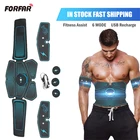 Электрический стимулятор мышц живота, ног, ягодиц, домашний фитнес-массажер, приспособление для тренировки мускул, EMS