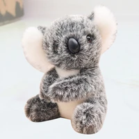 adorable simulation koala doll funny cartoon children for home office decoration birthday gift grey 13cm