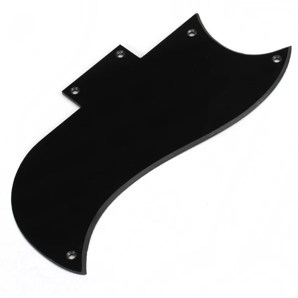 

Black 5 Holes Pickguiard Scratch Plate For SG Electric Guitar Replacement