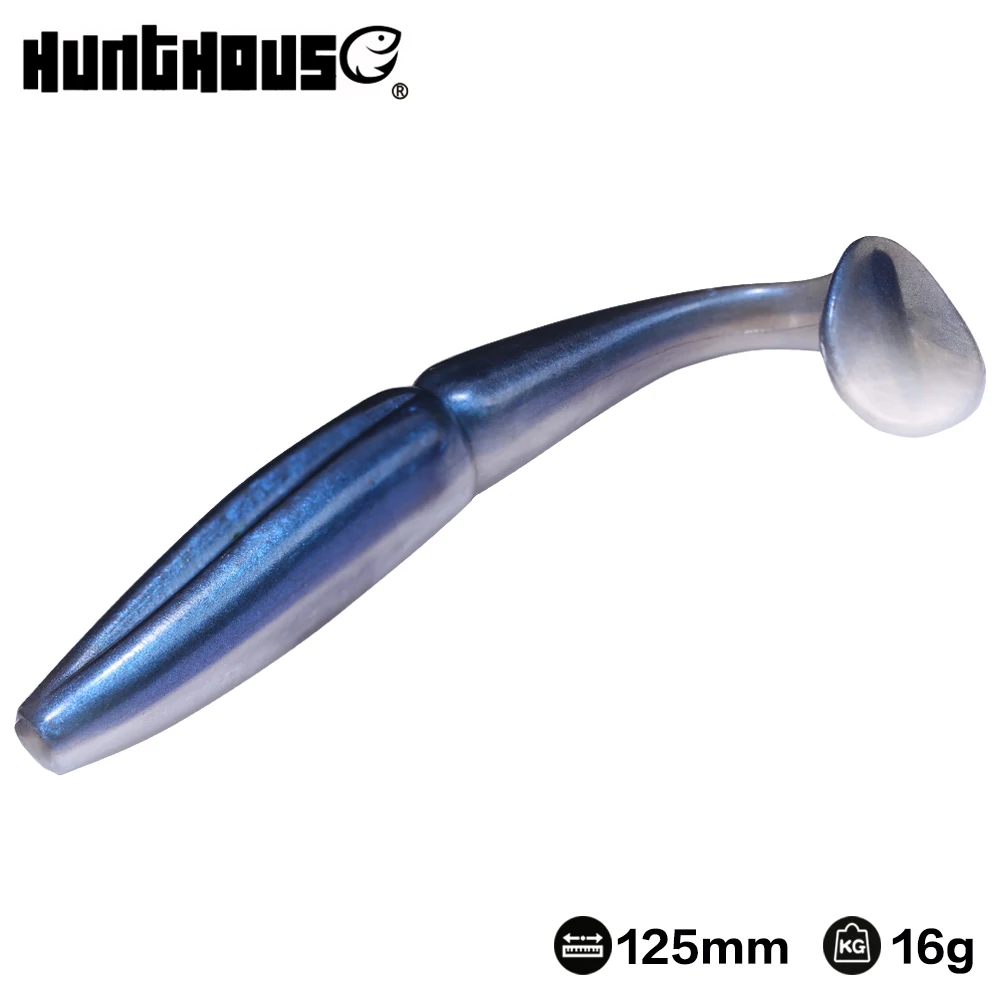 Hunthouse shad t tail 4 шт. пакет 12 5 см 16 г силиконовая наживка мягкая рыболовная приманка