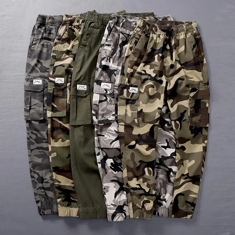 

Осенне-зимние новые мужские брюки, защитные военные комбинезоны, мужские брюки, брюки с несколькими карманами, повседневные брюки, камуфляж...