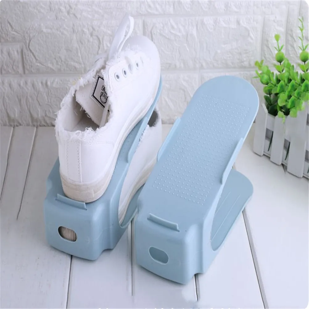 

Convenient Storage Stand Shelf Shoe Rack Shoe Plastic Shoebox Shoes Organizer Organizer Space Saver Holder
