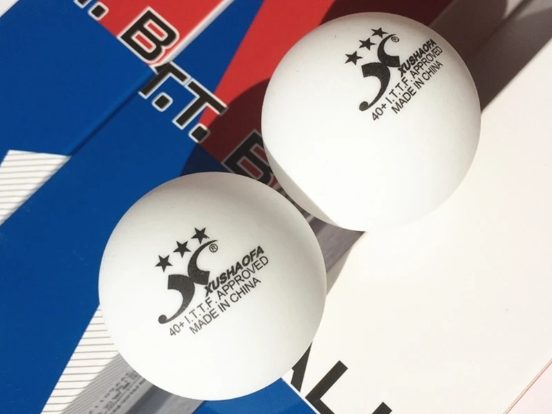 Xushaofa 3-star 40+ G40+ XSF бесшовные ITTF одобренный материал пластик белый поли настольный теннис мяч пинг-понг