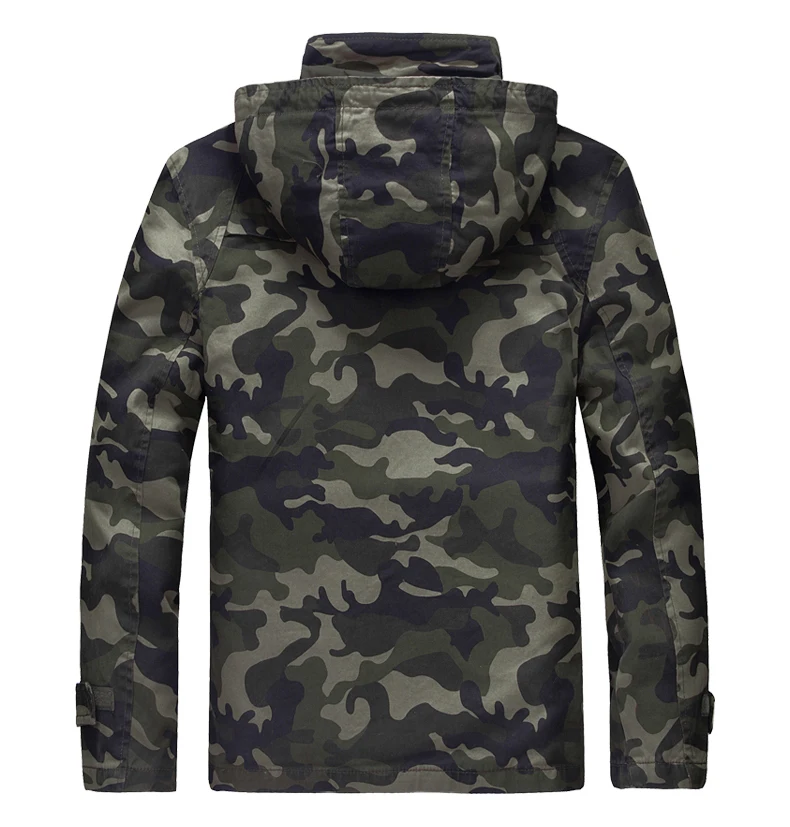 ReFire gear Осенняя теплая камуфляжная куртка с капюшоном мужская зимняя Ветровка Военная тактическая куртка камуфляжные повседневные штаны с карманами пальто