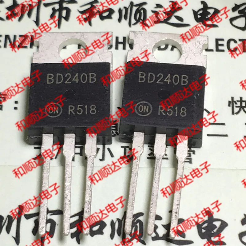

10 шт./лот BD240B new spot TO-220 -90V -2A