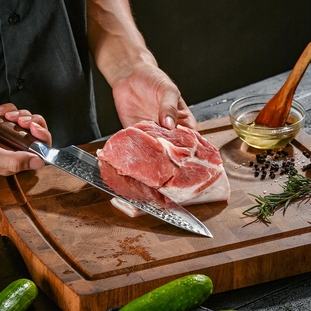 Высококачественный 8 5 дюймовый нож шеф повара кухонный из дамасской стали