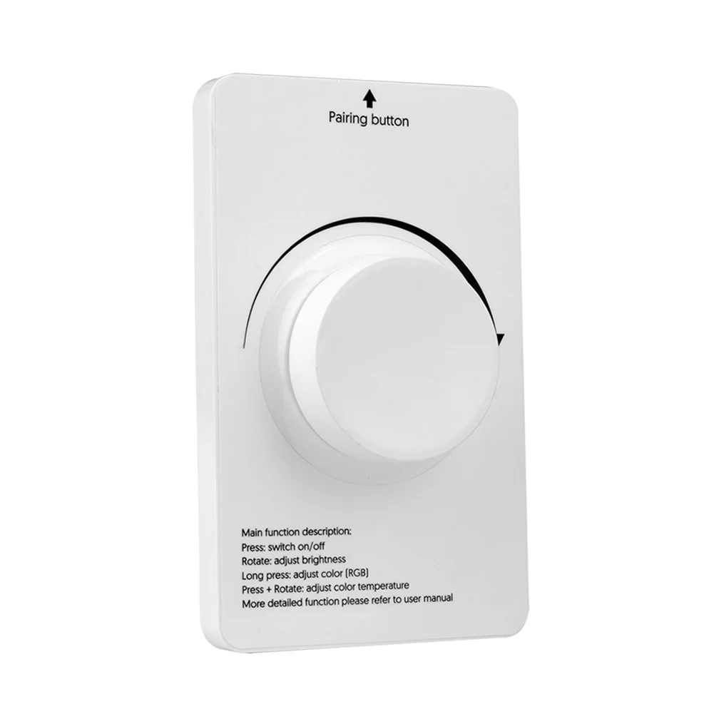 

Wall Switch Rotary Dimmer Controller for Bluetooth Mesh Smart Light Bulb