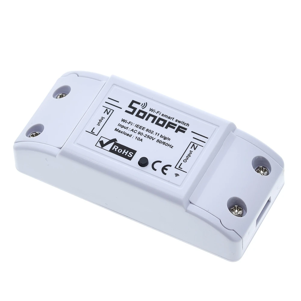 Itead Sonoff Smart переключатель Wi-Fi DIY умный Беспроводной дистанционный переключатель Domotica Wifi светильник переключатель умный дом контроллер работать с Alexa