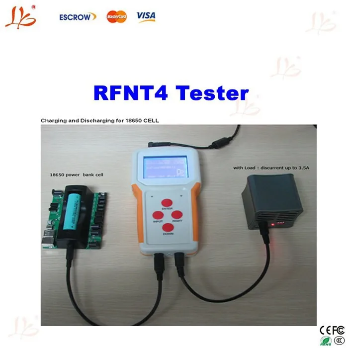

RFNT4 for Li-ion battery mobile phone battery power bank Battery Tester supporting capacity voltage resistance testing