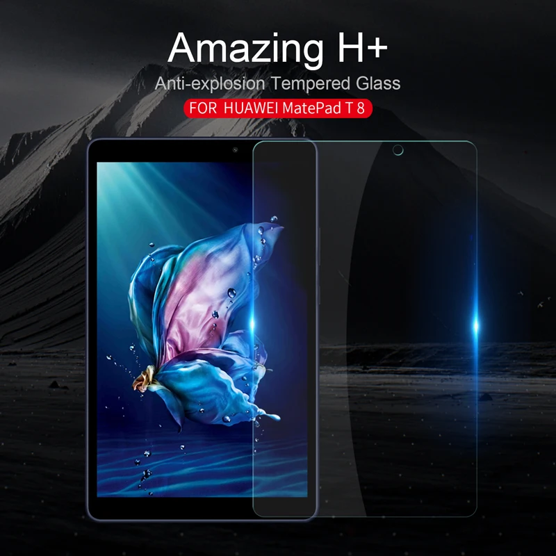

Tempered Glass Screen Protector For Huawei Mate Pad T8 NILLKIN Amazing H+ Nanometer Anti-Explosion Glass protective film