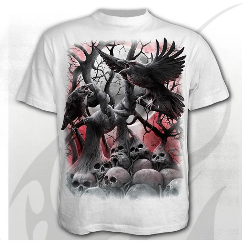 Мужская футболка в стиле хип-хоп с круглым вырезом |