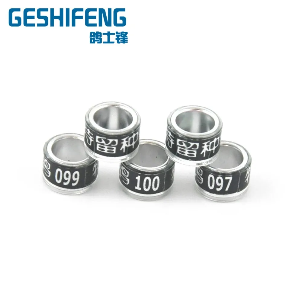 Gsf 7 мм высота персонализированные кольца для маркировки голубей полоски ткани на