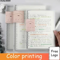 pvc a5b5 spiral loose leaf soft surface notebook diary notebook notepad coil ring binder plan book school office stationery
